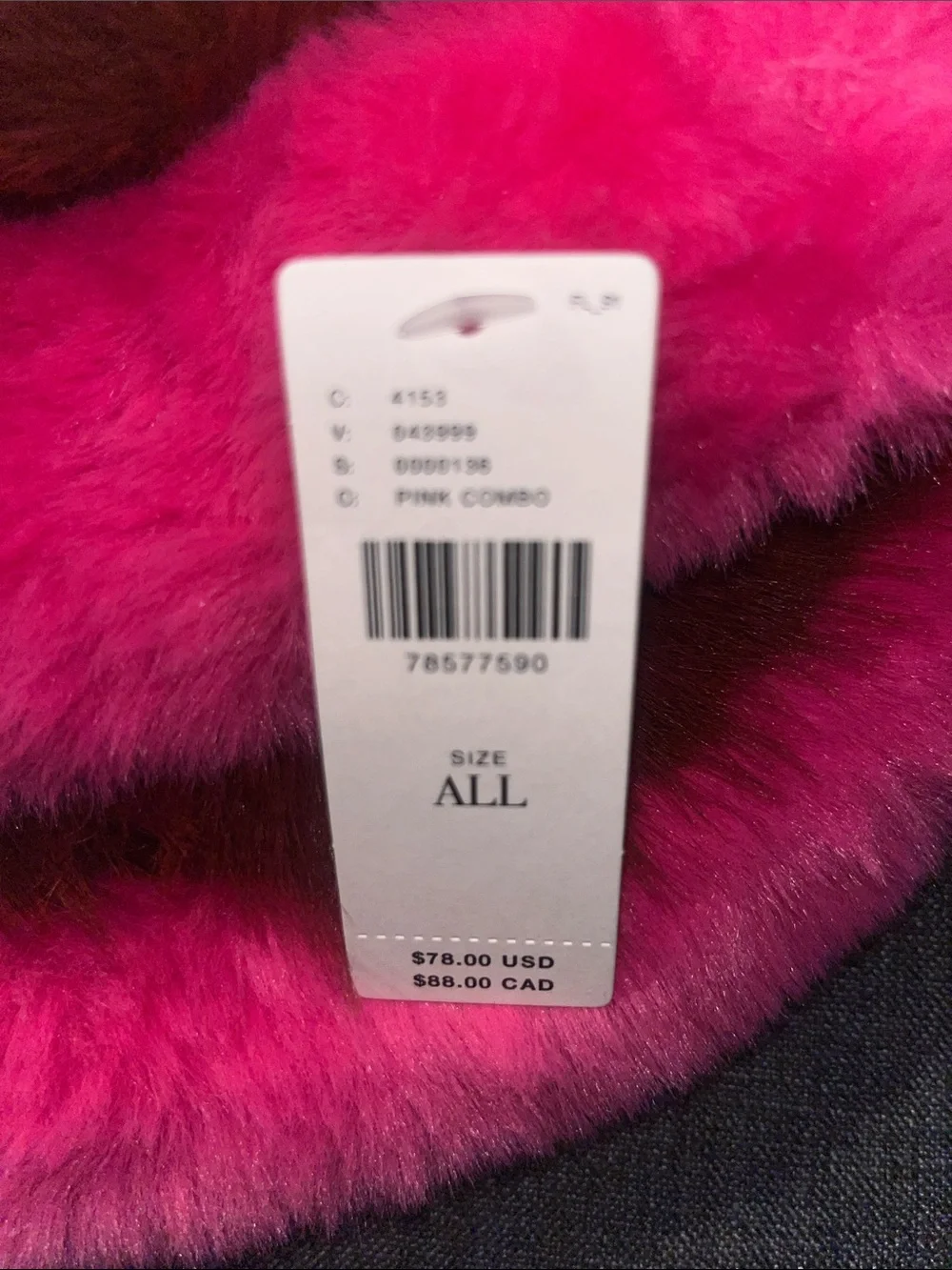MAEVE Anthropologie Colorblock Faux Fur Hat
